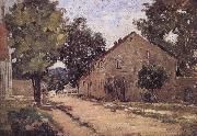 Camille Pissarro Marley Road to Hong Kong oil